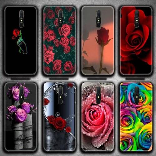 Red Rose flower Phone Case For Oppo A5 A9 2020 Reno2 z Renoace 3pro A73S A71 F11