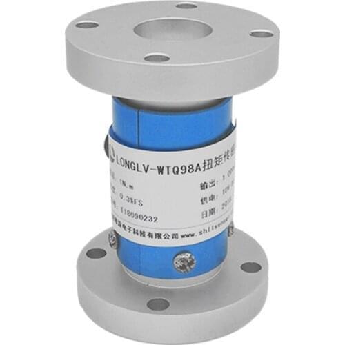 LONGLV-WTQ98A Double Flange Static Torque Transducer Torsional Dynamometer Torque Sensor Conventional MV Output