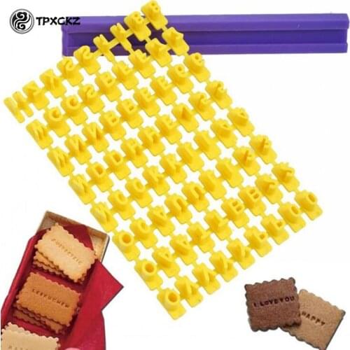 For Cakes/Sugar Paste Alphabet Letter Cookies Cutter Words Baking Mold Cake Frill Cutter Embossing Mould For Cakes Sugar Paste