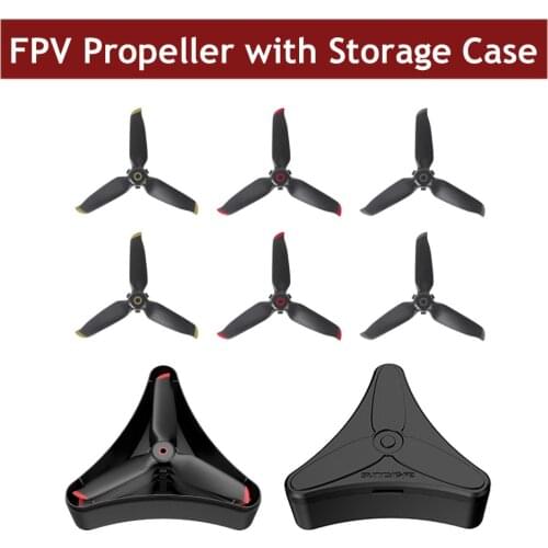 Drone Propellers with Storage Case For DJI FPV Combo Drone Propellers Replacement For DJI FPV Combo Accessories