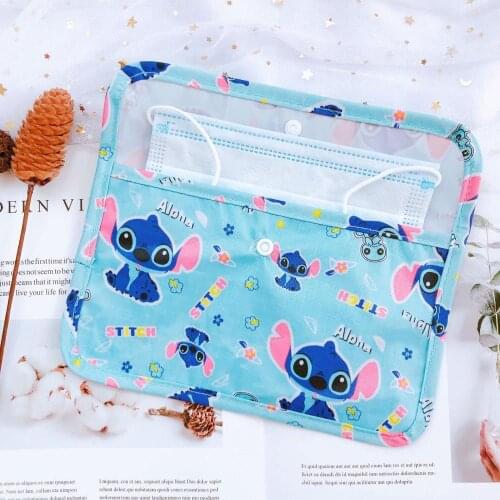 New Face Mask Storage Box Cartoon Mask Holder Figure Toys Childrens Student Portable Dust-Proof Mask Box Kids Gift Toys Anime