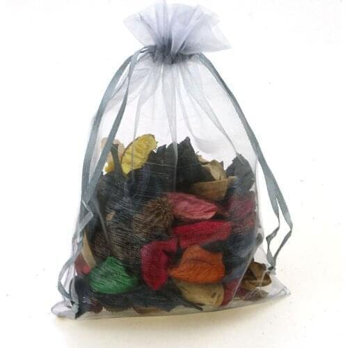 Ferimo 100pcs Gauze bag beach towel bag jewelry packaging dry flower gift gauze bag 15 * 20 cm