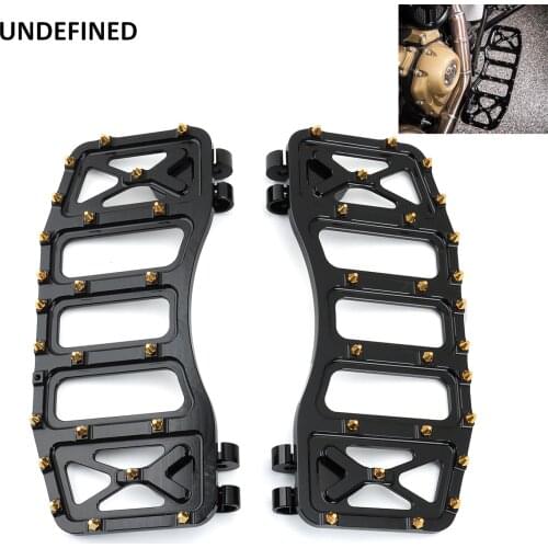 MX Front Floorboards Wide Foot Pegs CNC Driver Footrests for Harley Touring Electra Street Glide Road King Softail Dyna FLD FLST