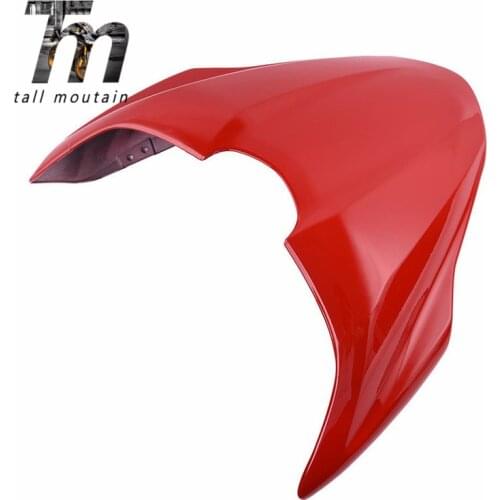 Motorcycle Rear Tail Pillion Passenger Hard Seat Cover Cowl Fairing for Ducati Monster 821 Dark 2014 2015 2016 2017 Black Red
