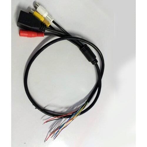 Board Camera Extension Cable RJ45+DC+Audio input+Audio output Network Cable FOR SMTSEC IP Board Camera Module (AR-A)