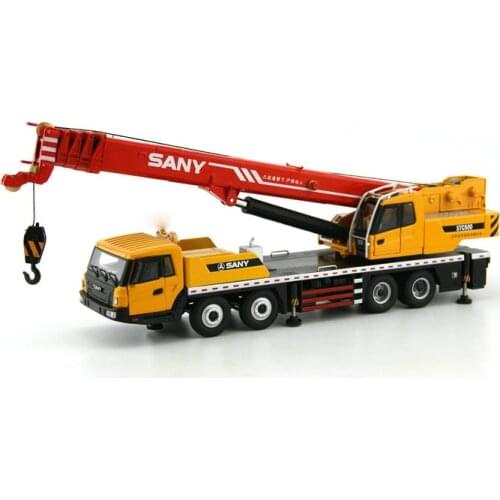 Alloy Model 1:43 Scale SANY STC500 Automobile Crane Engineering Machinery Vehicles DieCast Toy Model for Collection Decoration