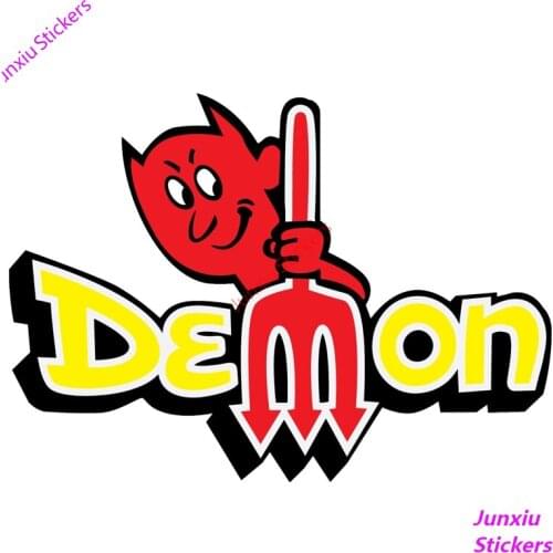 Reflective Car Stickers Warning Bad Demon for Window Bumper Trunk Auto Motorcycle Uv Protection Auto Accessories KK18*13cm