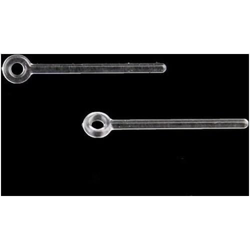 100pcs Transparent Stud Earrings For Jewelry Making Earpins Plastic Earrings Accessories DIY Components