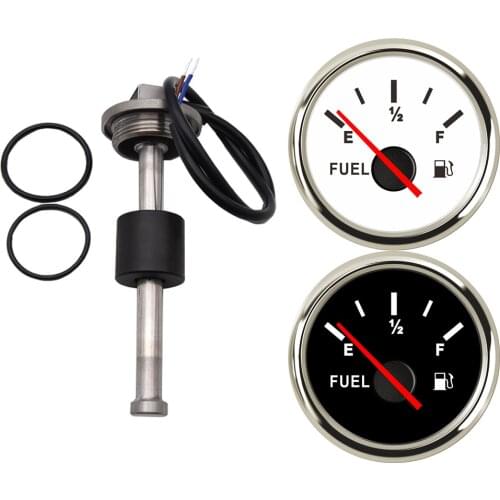 240-33ohm Fuel Level Gauges Sensor 52MM Gauge Boat Fuel Level Gauge Sensor Car Truck Liquid Water Level Sensors 150 200 250 mm