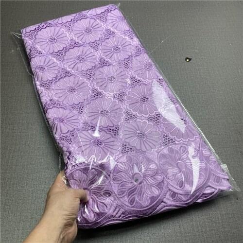 5 Y Swiss lace fabric 2021 heavy beaded embroidery African lace fabrics 100% cotton fabric Swiss voile lace in Switzerland 7L317