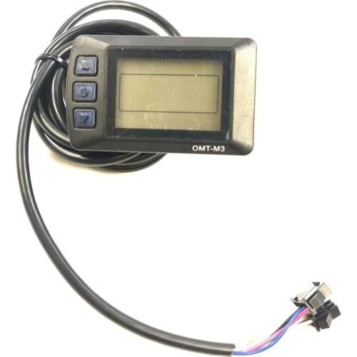 Electric Bicycle Accessories OMT-M3 36V48V LCD Display with Accessories for E-Bike LCD Control Panel Accessories