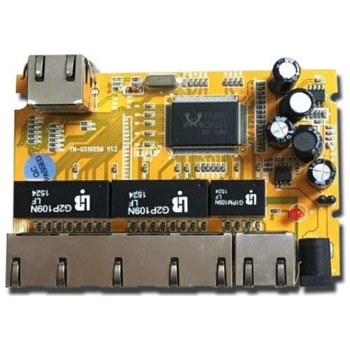 ANDDEARPCB OEM/ODM RTL8367 6 port 10/100/1000Mbps gigabit ethernet switch module PCBA Industrial switch module network switch