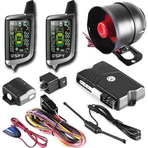 Remote Starter LCD Display Two-way Car Alarm With Autostart Engine Start Stop Central Locking Auto Ignition System Immobilizer