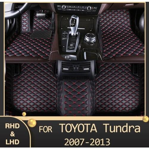 MIDOON Car floor mats for Toyota Tundra 2007 2008 2009 2010 2011 2012 2013 Custom auto foot Pads automobile carpet cover