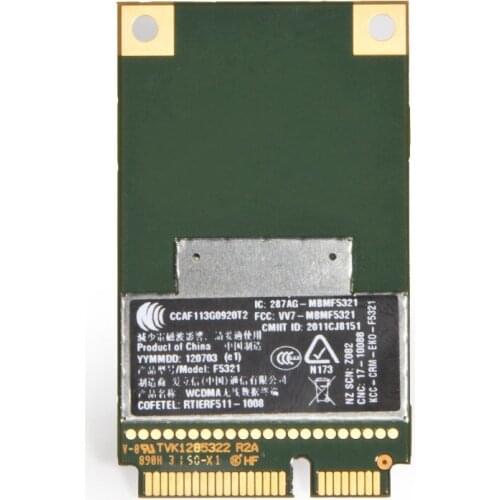 Wireless Adapter Card for Ericsson F5321GW 3G Wireless 3G WWAN Mini PCI-E Card GPS GSM GPRS EDGE UMTS WCDMA HSPA HP 668969-001