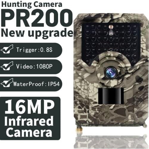 16MP PR200 Plus 1080P Night Vision Binocular Video Record Infrared Camera Device Goggles Waterproof Digital Binoculars