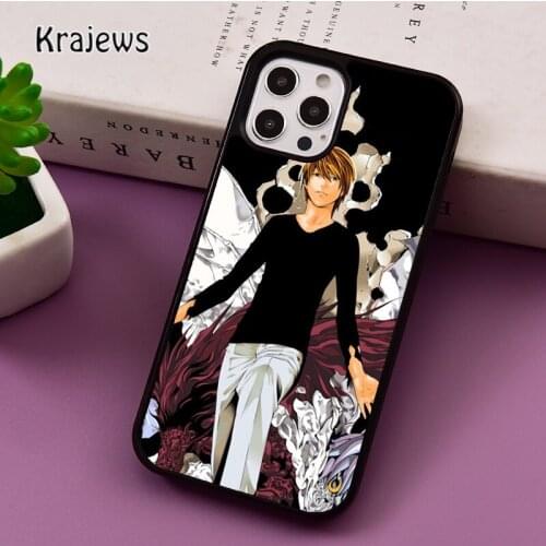 Death Note Manga Anime phone Case For iPhone 5 SE 2020 6S 7 8 Plus 12 mini 11 Pro X XR XS Max Samsung S8 S9 S10 coque Cover