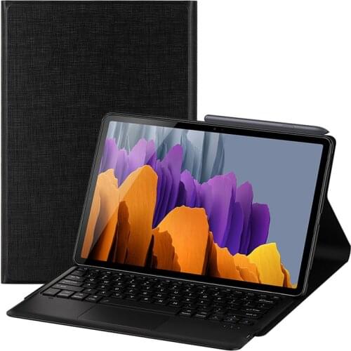 Tablets Cover For Samsung Galaxy Tab S7 Plus 12.4 inch Magnetic Stand Wireless Bluetooth Keyboard Case For Galaxy Tab S7 + S7