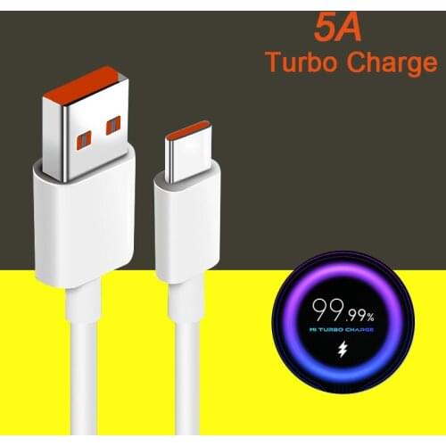 Xiaomi 5A Turbo Charge Cable 100/150CM Fast Charging Type C Cable For Mi 11 Ultra 10 Lite 10S 9T CC9 Pro 9 se Poco X3 NFC F2 M3