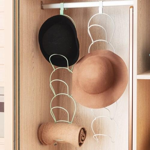 Cap Rack Hat Organizer 5 Pack Door Hanger Hook For Caps,Clothes,Towel,Kitchen,Baseball Cap Multifunctional Door/Wall Mounted