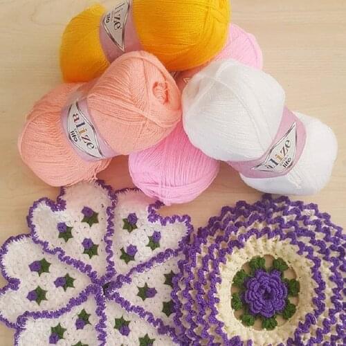 Alize Extra Lif yarn hand knitting yarn bath fiber soap dish pouch knitting yarn extra thin yarn 1st class