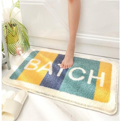 Lovely Bathroom Carpet Anti-slip Bath Rug Outdoor Shower Room Water Sucking Bedroom Floor Mat Toilet Door Mat Y70