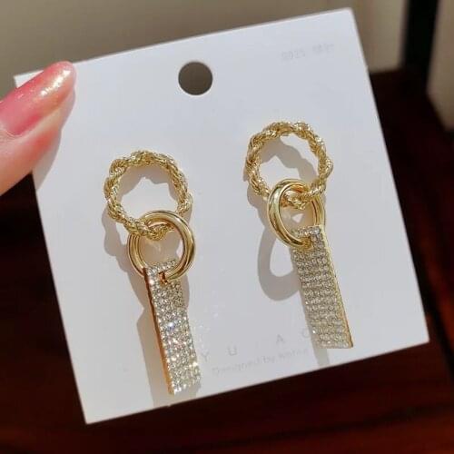 New Fashion Cute earring For Women Earring Gifts Jewelry Premium Luxury Zircon Earrings