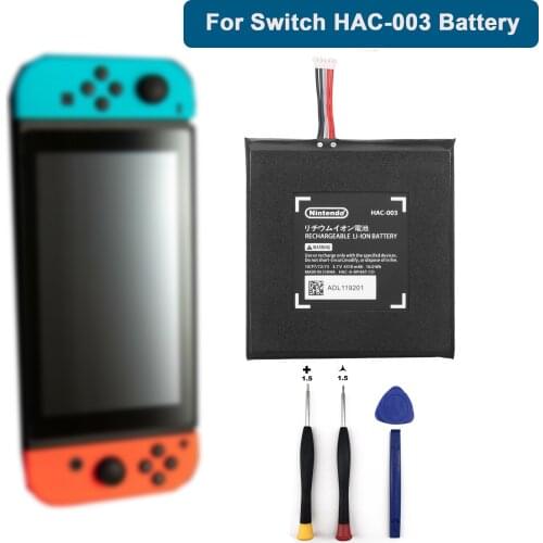 3.7V 4310mAh Rechargeable Battery Pack Built in Replacement Parts Power Battery For Switch NS Console