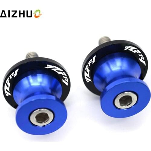 With YZF R1 Motorcycle Swingarm Sliders Spools Aluminum Alloy 6mm Stand Screws For Yamaha YZF R1 Yamaha Yzf R1 1998-2016