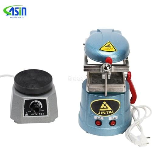 Dental Lab Round Vibrator Vibrating Oscillator + Vacuum Forming Molding Machine
