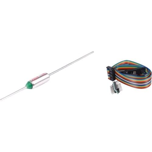 10 Pcs 250V 10A TF 120 Degree Celsius Cutoffs Temperature Thermal Fuse & 1x Programmer Testing Clip Sop16 Sop Soic 16