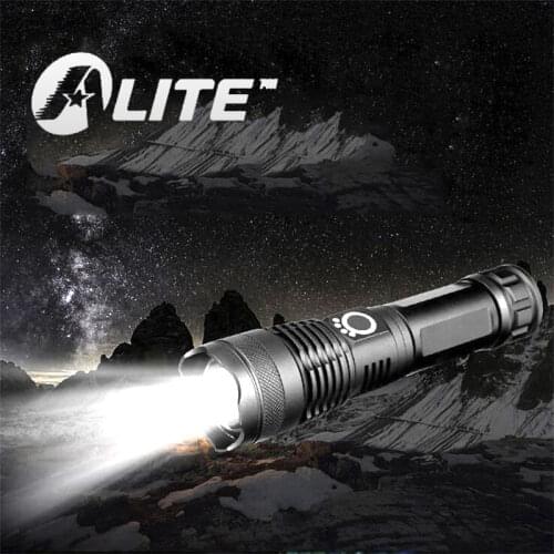 TMWT LED Flashlight P50 Cree USB Rechargeable Torch 5 Modes Lighting Waterproof Ultra Bright for Outdoor Camping Bicycle