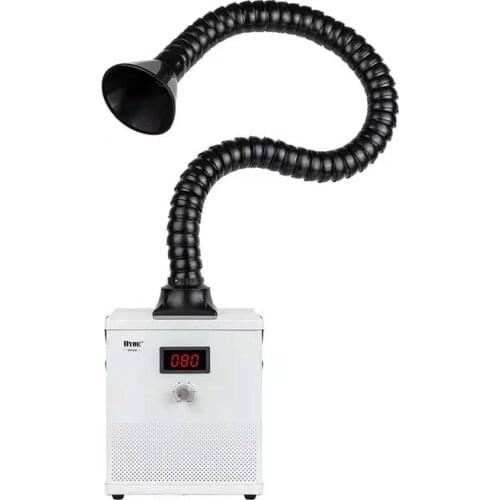 UYUE 110V 220V Fume Extractor 3 Layer Filter Exhaust Purifier Instrument Phone Repair Welding Station Laser Marking Smoke Absorb