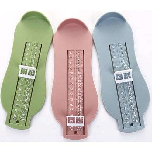 1PC Kids Foot Measuring Gauge Measure Baby Nail Care Infant Plastic Ruler Kids Foot Length Calculator Baby Gauge Tools