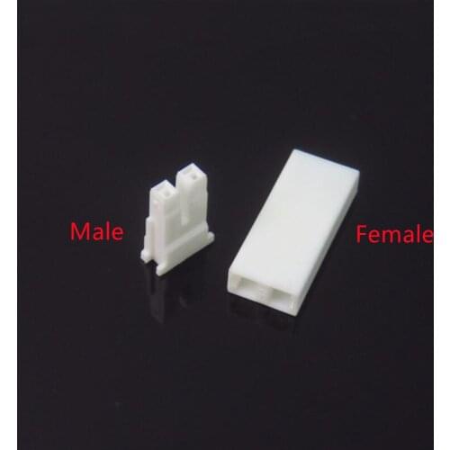 1000PCS/1LOT BH3.5mm 2PIN Connector Plastic Shell Male/Female Plug Housing