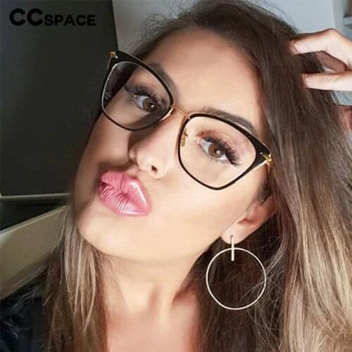 45780 Anti-blue light Cat Eye Square Glasses Frames Men Women Optical Fashion Computer eyeGlasses