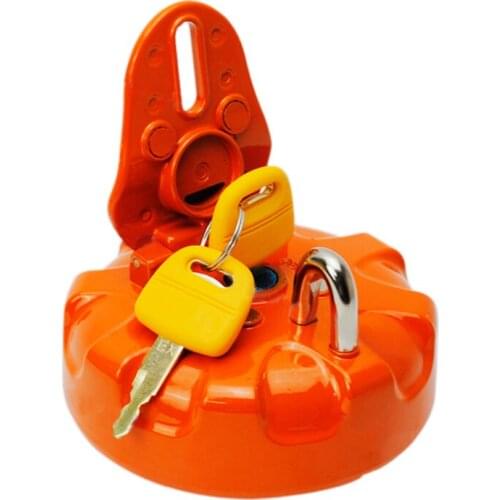 Excavator accessories ZX EX Diesel tank cover Anti-theft fuel tank cap Double anti-theft lock