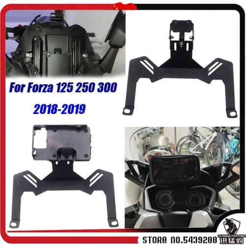 For Honda Forza 125 250 300 2018 2019 Motorcycle Accessories Windshield Mount Navigation Bracket GPS Smartphone Holder Fit