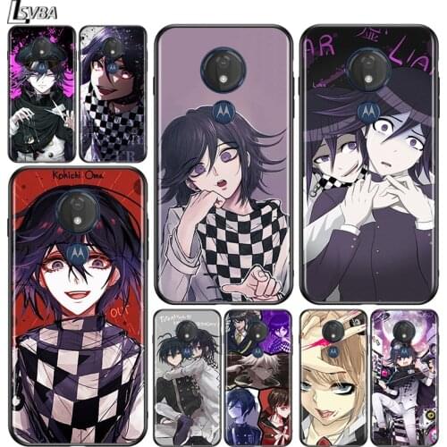 Danganronpa anime for Motorola G9 G8 G E7 E6 One Play Marco Hyper Fusion Stylus Power Edge Plus Black Phone Case