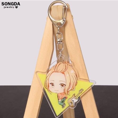 Anime GIVEN Cosplay Keychain Uenoyama Ritsuka Satou Mafuyu Nakayama Haruki Acrylic Figure Key Chain for Key Cartoon Keyring Gift