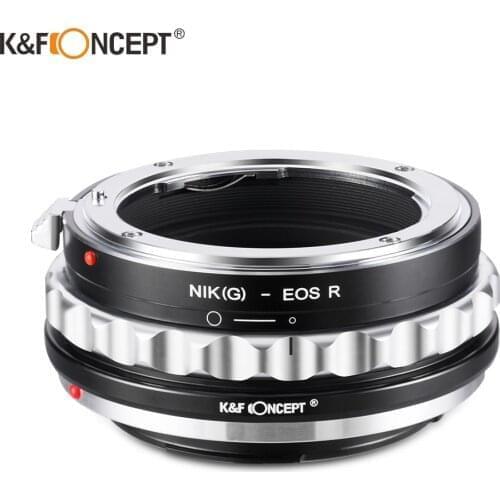 K&F Concept for Nikon(G) Nik(G) Lens to EOS R Mount Adapter for Nikon(G) Lens to Canon EOS R Camera Body