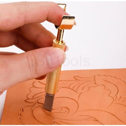 Leather carving rotary cutter Adjustable Swivel Leather Tools Rotating Carving Knife Blade for Leather Craft DIY American Style