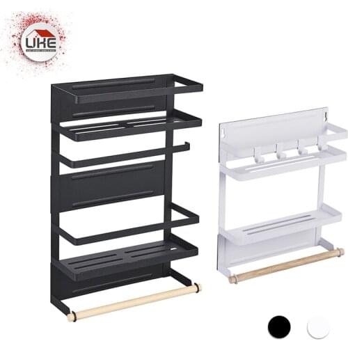 Magnetic Refrigerator Holders and Racks Multi-Layer Kitchen Fridge Food Storage Holder