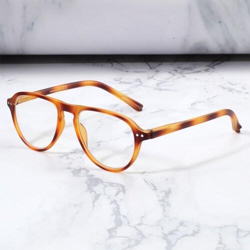 BLUEMOKY Retro Pilot Anti Blue Light Blocking Computer Glasses Frame Men Women Vintage Design Myopia Optical Spectacles Eyewear