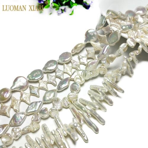 Wholesale AAA 100% Natural Freshwater Baroque Pearl Irregular Loose Beads For Jewelry Making DIY Bracelet Necklace Earrings