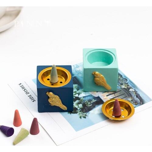 PINNY Resin Simple And Modern Small Incense Holder Room Decoration Meditation Home Decoration Accessories
