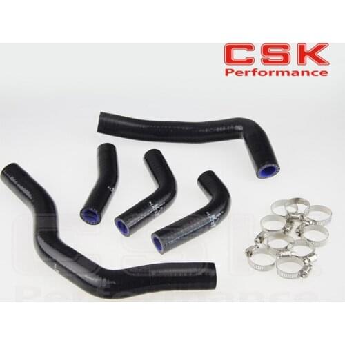 Silicone Radiator silicon Hose for Honda CRF450 CRF450R 06 07 08 09+ clamps BK