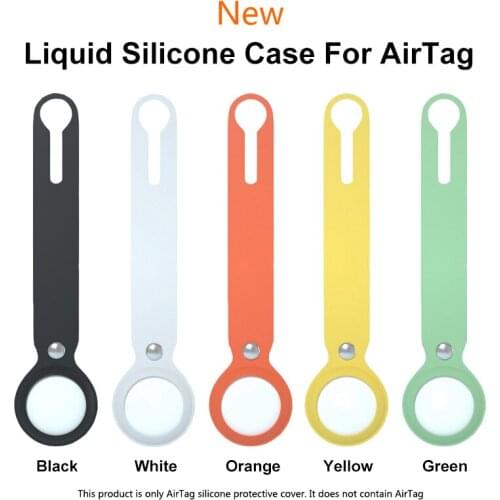Silicone protective case for Airtag key finder location locator anti-loss Compatible with Airtags