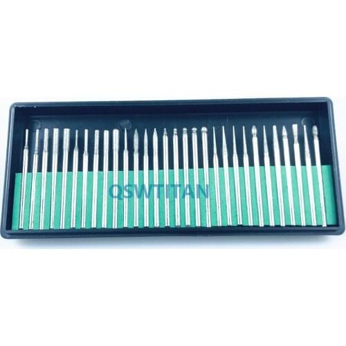 Dental Equipment Diamond Burs Millers Tooth Drill Jewelers Dental lab Polishing 30pcs/box