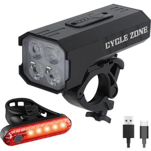 Bicycle Light Waterproof USB Charging Led 5200mAh MTB Bike Front Lamp Headlight Bicycle Light Cycling Flashlight Bike Accessorie